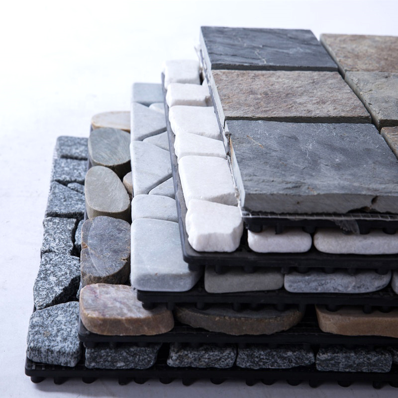 کاشی های عرشه سنگ طبیعی DIY برای باغ